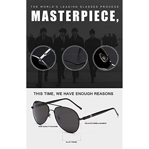 Image of Dervin Unisex Adult Polarized Aviator Sunglasses