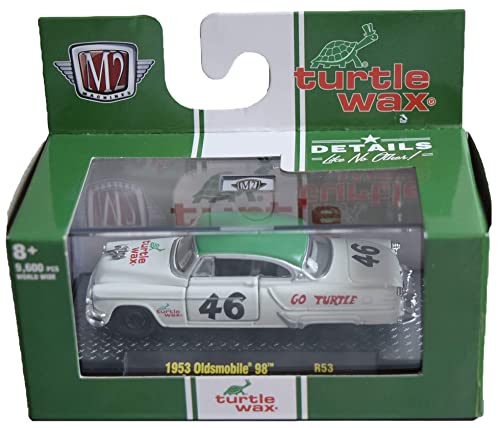 M2 Machines 1953 Oldsmobile 98, Turtle Wax miniatura 1