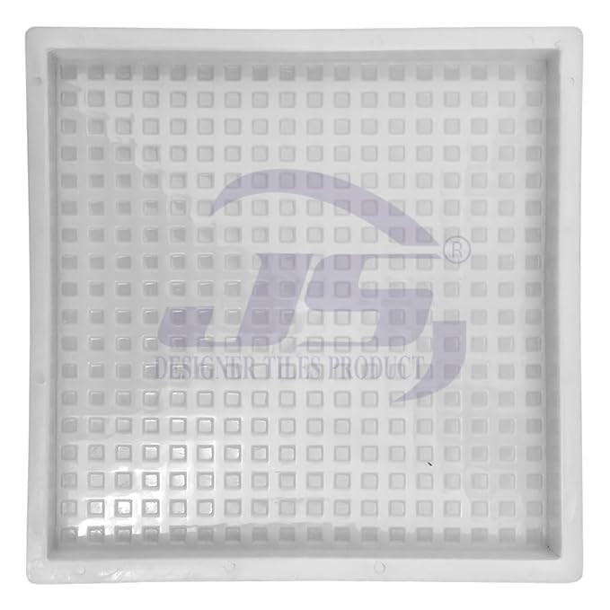 JS DESIGNER TILES PRODUCT | Chequered Tiles Mould 12"X12" (324 DOTS) | Tile Mould | Cement Tile Mould | Interlocking Tile Mould | Silicone Plastic Tile Mould | Plastic Tile Mould (Make in India)-image-3