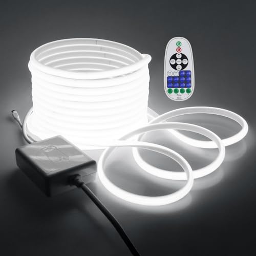 Tira de LED COB blanca 25m con control dimmer AC110V miniatura 2