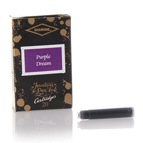 Diamine 150th Anniversary Ink Cartridges (20 PACK) - Purple Dream
