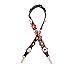 Produktbild Umily Damen Taschengurt Bunter Schultergurt Tragegurt 105 cm einzigartiges und stilvolles Zubehör für alle Schultertaschen, Tragetaschen und Handtaschen-Schwarz B Blume