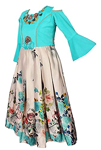 Image of My Lil Princess Kids Birthday Maxi Gown Frock Dress for Baby Girls