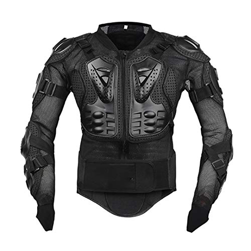 Engranaje de la motocicleta armadura de moto negra 4XL para pilotos de carreras 3