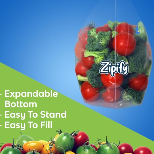 Image of Zipify Plastic Slider Zip Lock Bag|Combo Pack of 45 |15 L,15 M,15 S|Vegetable Bag for Fridge,Ziplock Bags for Fridge,Zipper Pouch,Ziplock Pouch,Zip Lock Covers,Ziplock Bags for Travel Packing - Pink