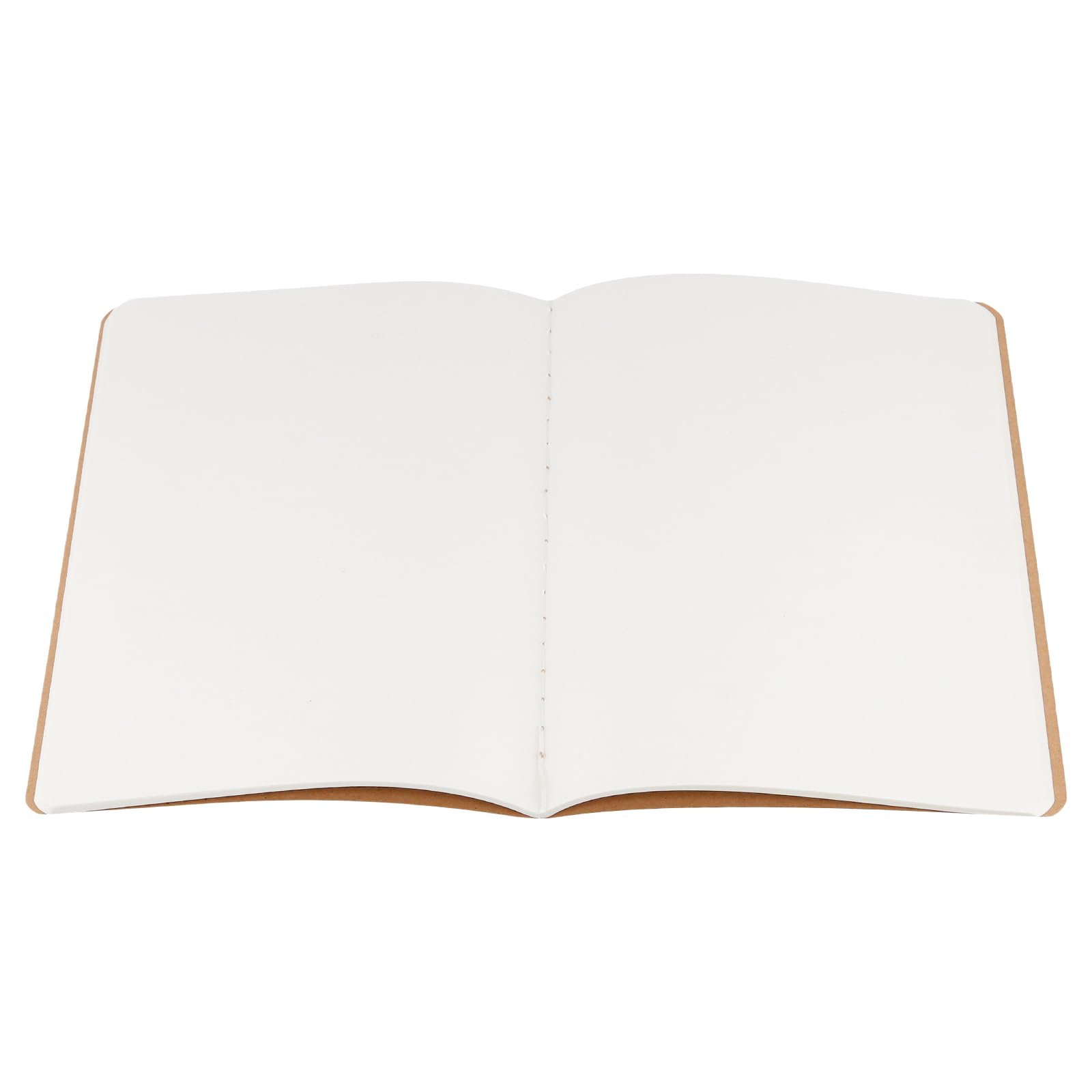 60 taccuini A5 bianchi, 36 fogli/72 pagine, colore marrone, copertina per appunti, formato A5, 80 g/mq, per ufficio e scuola, 14 x 20,3 cm