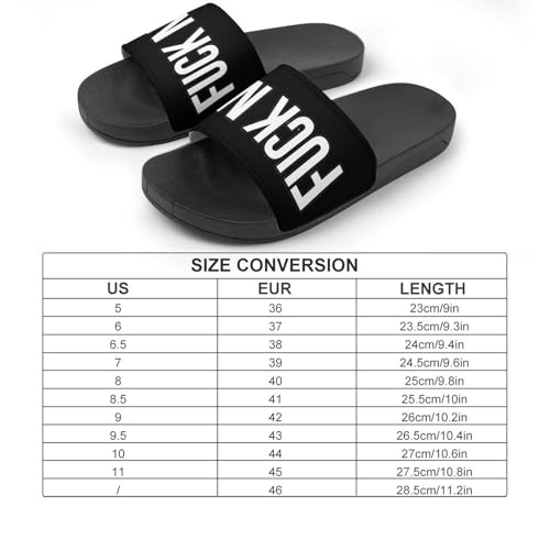 Fuck Me House Sandals Non-Slip Bathroom Slippers Beach Summer Shoes for Men Women2