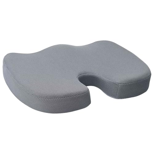Coussin ergonomique contre inconfort d'assise en mousse mémoire de forme