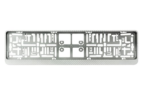 BC Corona EXT25214 Dacar 3D Porta Matricula, Plata