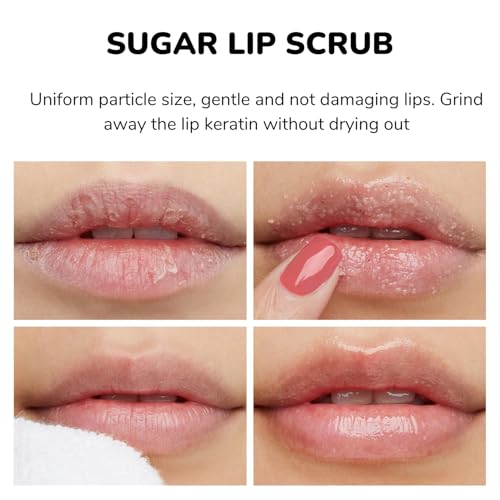 lip mask amp scrub sethoney  milk protein  oat overnight moisturizer for cracked amp dry lips care hydrating plumper kit sugar exfoliator gift for women
