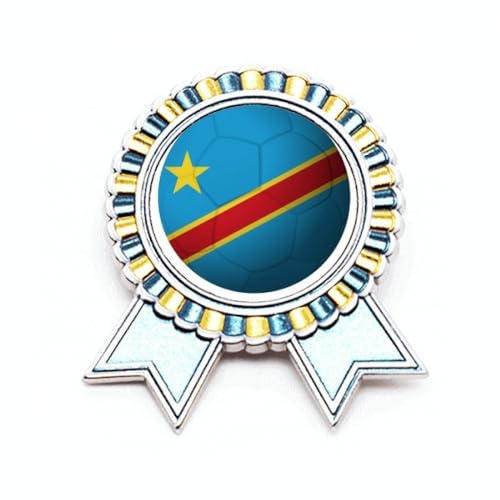 Insigne de football du Congo broche drapeau pour vibrer au stade