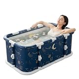 Simcat Portable Bathtub Foldable Collapsible Tub Travel Bath Tub