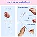 Xmada Beading Funnel - Bead Making Kit with 2 PCS Tools, Needles for Jewelry Making, Bracelets, Necklaces