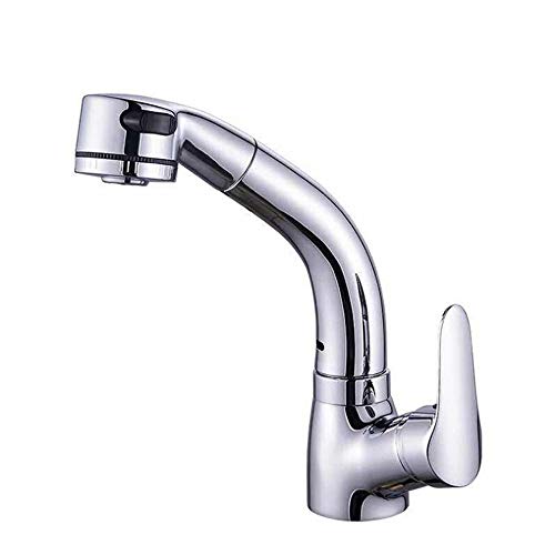 Mitigeur salle de bains cuivre rétractable pour simplifier votre routine