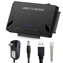 sata-ide usb 変換ケーブル 2.5 3.5インチ HDD SSD IDE SATA USB 変換アダプター 光学ドライブ対応 最大6TB USB3.0 5Gbps高速転送 電源アダプタ付き