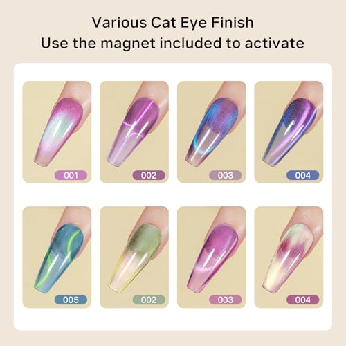 Set de Esmaltes de Gel Ojo de Gato con Imán MIZHSE miniatura 4