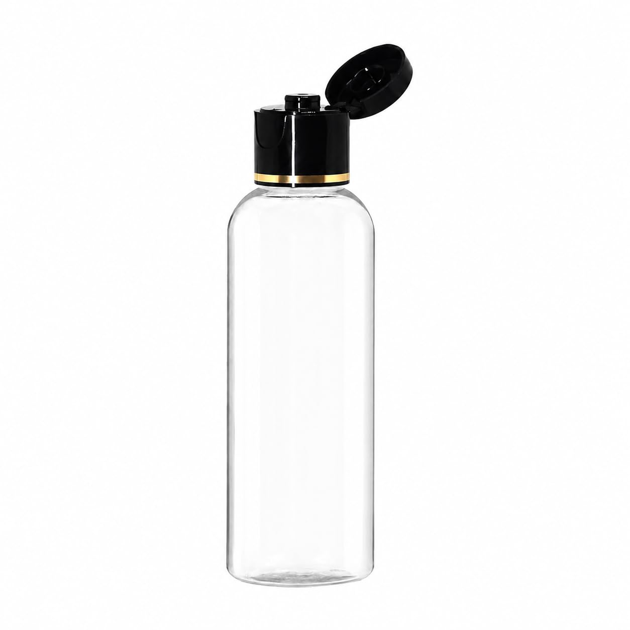 Halin PET Bottle with Flip Top Cap 100ml Empty Clear Plastic Bottles | Leak Proof Refillable Travel Bottles for Shampoo, Oil & Liquids (1)-image-9