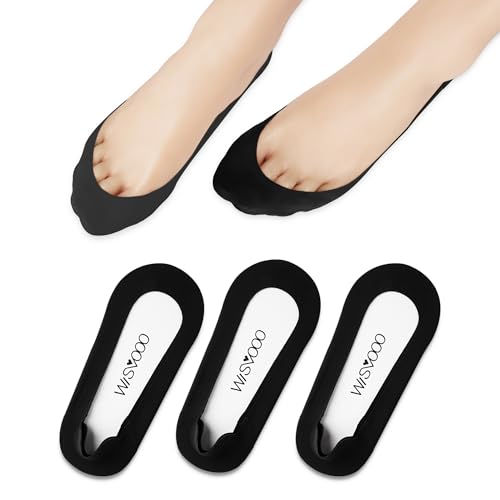 Image of No Show Socks Womens Liner Ultra Low Cut Non Slip Invisible Socks for Flats