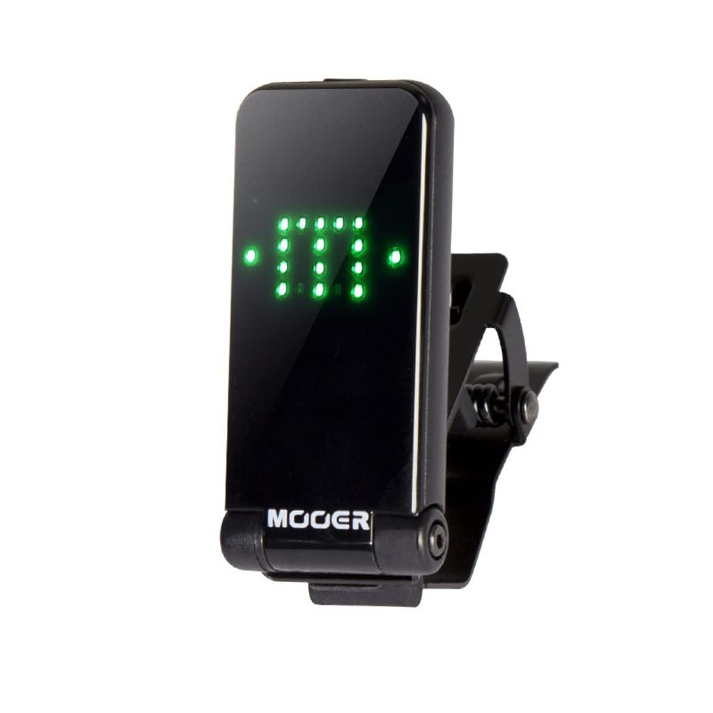 JJJ Tuner do gitary akustycznej elektrycznej CT-01 Folk Bass Orchestra String Pełny ekran Clip-on Tuning Table (Kolor: Czarny)