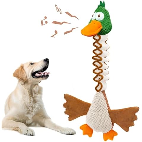 WinTour Dog Toys for Small Dogs, Puppy Toys to Keep Them Busy, Puppy Teething Toys, Dog Chew Toys for Small/Medium Dogs, Non-Tough Dog Toys for Aggressive Chewers, Squeaky Dog Toys, Tug of War Dog Toy Cover