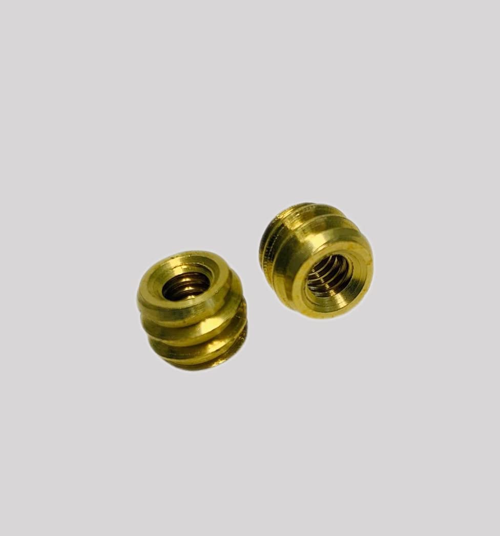 Brass Insert 1/4-20 Internal Threaded 3/8