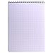 Silverpoint Top Wire Pad, Heavy Back, Quadrille Rule, 8.5 x 11.75 Inches, 70 Sheets, Protective Cover, Blue/Black (51070)
