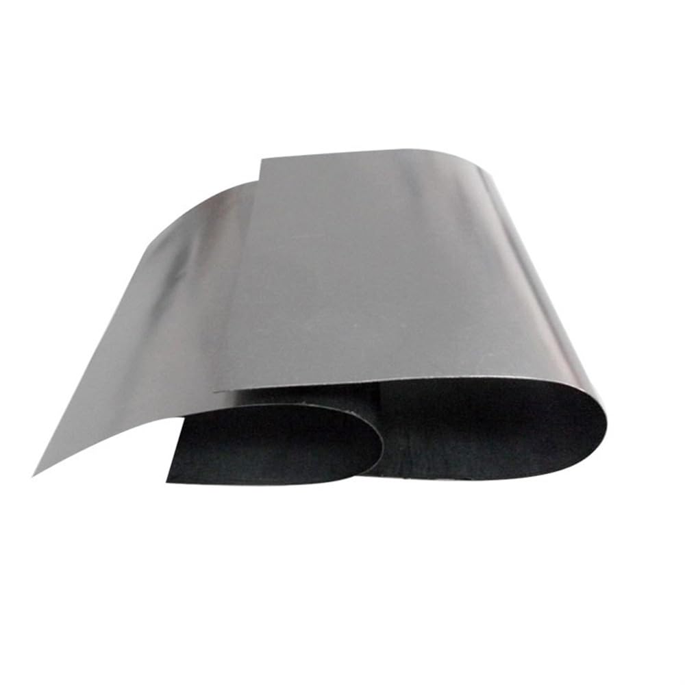 5pcs Pure Graphite Foil Gasket Sheet Plate, Thick 0.05-2mm Flexible Graphite Sheets Foil 200 * 250mm, Graphite Foil Sheet(0.5x200x250mm)