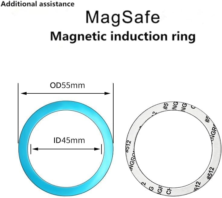 Magnetic Phone Handle Compatible with Phones, Foldable Phone Grip Stand for Smart Phones, Tablet Computers and Mobile Phone Accessories - Transparent Glitter Purple - Image 7