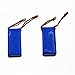 Blomiky 2 Pack 7.4V 1200mAH Lipo Battery Pack with JST Plug and Charger Replacement for UDIRC UD1601 UD1602 Pro Fisca Cheewing 1/16 Scale RC Truck RC Helicopter Drone Vehicles / X6 Battery and USB 2