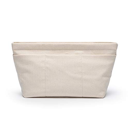 Tote Purse Organizer Insert Handbag Organizer Handbag Shaper Handbag Liner Insert Bag in Bag Divider Organizer Insert (L-With zipper)