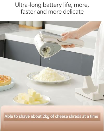 Rallador eléctrico de queso rotatorio portátil miniatura 2
