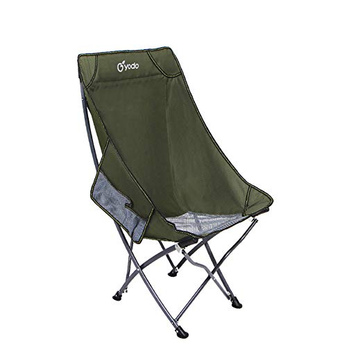Chaise pliante confortable et compacte pour pêche et camping