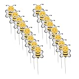 Kisangel 72 Piezas De Decoración Para Tartas De Palillos Para Tartas De Fiesta Adorables Decoraciones Para Accesorios Decorativos De Cumpleaños Decoración