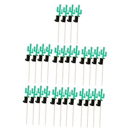 jojofuny 30 Pçs Cartões De Maionese De Decoração Tema Hawaii Decorações De Festa Oeste Toppers Inser