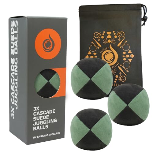 Pro Cascade Suede Juggling Balls Set
