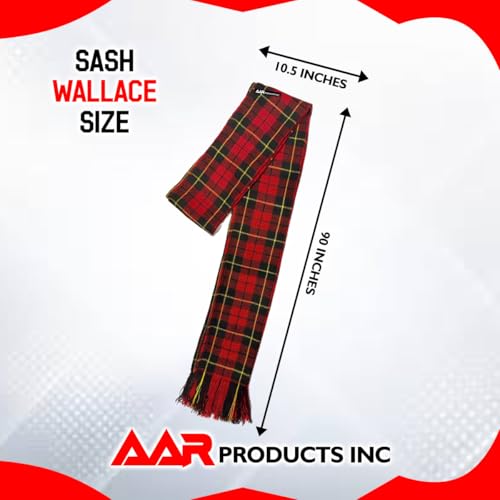 Image of AAR Womens Tartan Clan Sashes Ladies Brooch Scottish Highland - 90 x 10.5 Inches