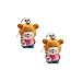 Snykk Teddybär-Ohrringe - 2 Stück – Bär