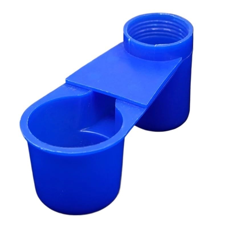 5/10/20Pcs Oiseau Caille Abreuvoir Tasses Bouteille d'eau Tasse Chat Poulet Pigeon Perroquet Hamster Double Buse Guide d'eau for Oiseau