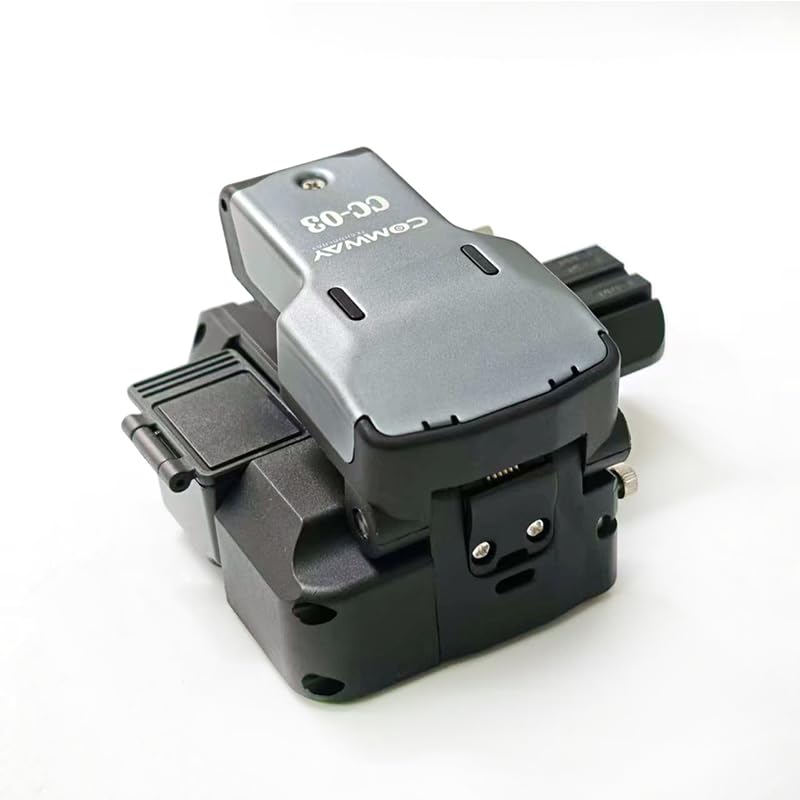COMWAY CC-03 - Cuchilla de fibra óptica totalmente automática, cortador de fibra óptica de un solo paso, herramienta de corte de cables