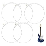 BIVYAX 6 Pezzi Corda Mi Acuto 009 Gauge, Corde Nickel Premium dal Suono Brillante, corde c...