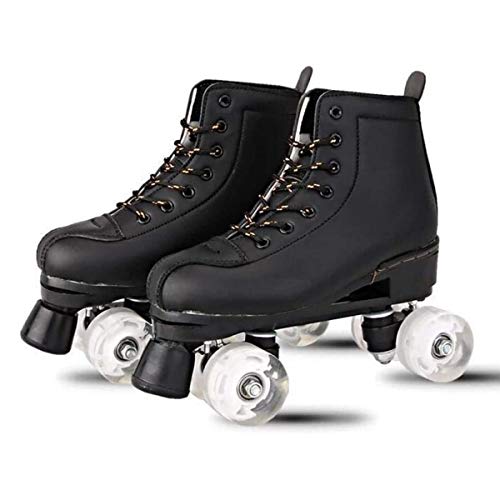MIAOXIAO Patins à Roulettes 4 Roues, Double Rangée, Taille EU 45