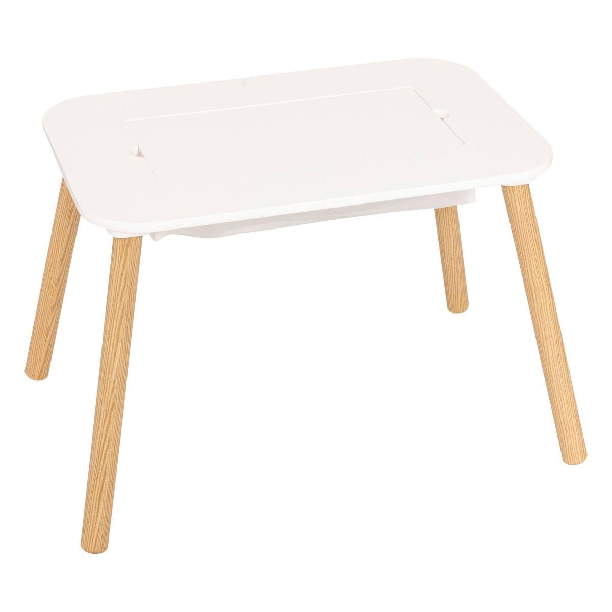 ATMOSPHERA CREATEUR D'INTERIEUR - Tavolino per bambini buldy bianco 68,​5x43 cm