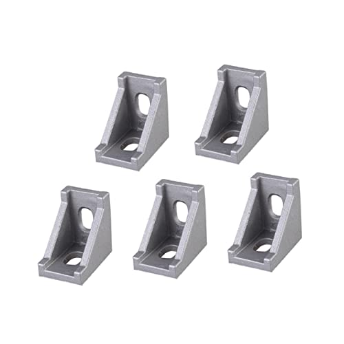 MUCKLILY Heavy Duty Aluminum Extrusion Connectors Angle 20 Series 20pcs Set 2.8x2.8x2cm