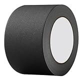 AMOGATO Black Gaffer Tape - 3 inch X 30 Yards, Non-Reflective Matte Gaff Tape, Multipurpose Waterproof Gaffer Tape for Electrical Cords, Photography, Stage Setups, Indoor