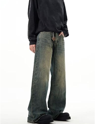 Y2k Baggy Jeans Unisex Hip Hop Wide Leg Skater Denim Pants Casual Loose Fit Long Trousers Vintage Boyfriend Jeans2