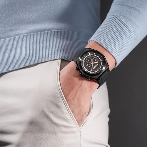 Police Chronographe Steward avec cadrans de précision