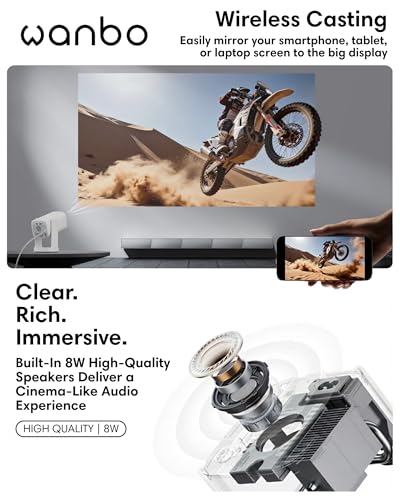 Projecteur Smart Wanbo Cube 1 Pro avec Android TV et Google Play