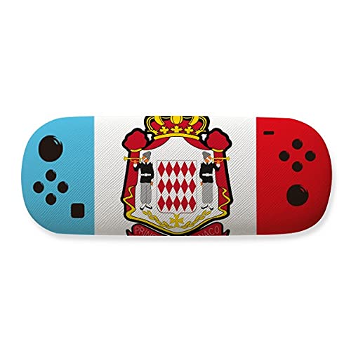 Étui de rangement pour lunettes Monaco avec blason national premium