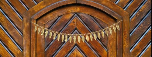 Image of Golden Leaves Home Decoration Hanging Toran Main Door Garlands Handmade Bandhanwar Door Entrance Hanging HomeTraditional Wall Decor Diwali Decoration Diwali Gift