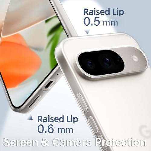 Image of X-level for Google Pixel 9 /Pixel 9 Pro Case, Extra Slim 0.3 mm Thin Translucent Matte Finish Soft Phone Cover, Anti-Scratch Shockproof for Google Pixel 9 Pro /Pixel 9 Case, Translucent White